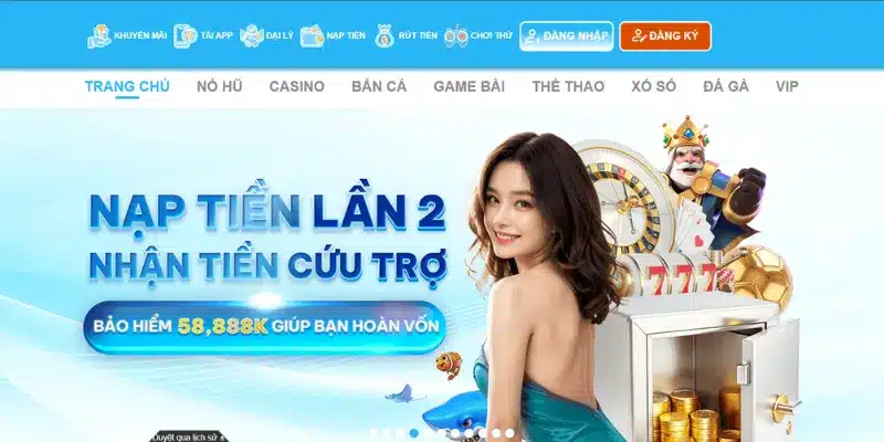 Truy cập website KO66